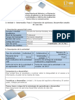 Guia de Actividades y Rubrica de Evaluación-Paso-2-Expresion de Opiniones Desarrollar Estudio de Caso Dos