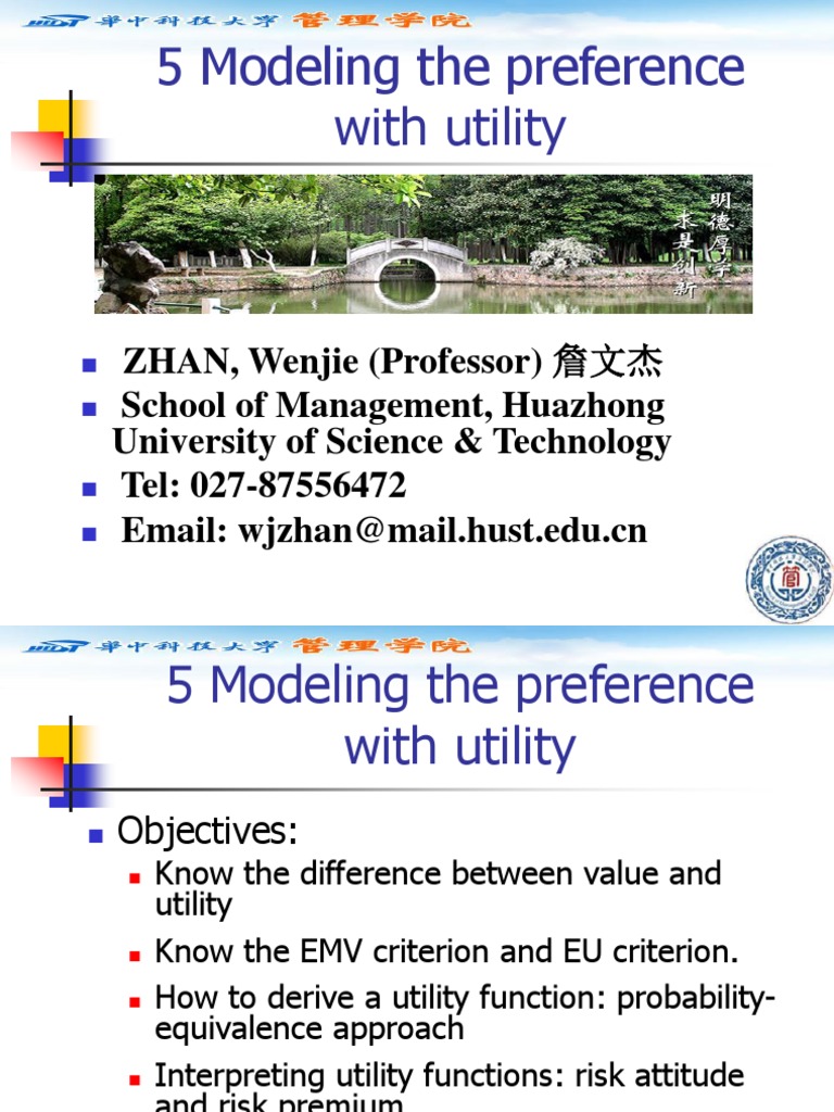 Understanding Expected Utility Theory | PDF | Utility | Risk Aversion