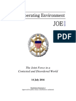 US Joint Chiefs of Staff - Joint Operating Environment 2035 - The Joint Force in a Contested and Disordered World - 14 July 2016