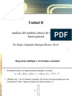 Unidad II Análisis Del Modelo de Regresión Lineal Generalppt