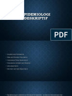 Epidemiology Descriptive Statistics