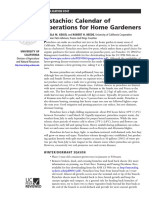 Pistachio: Calendar of Operations For Home Gardeners: Publication 8147