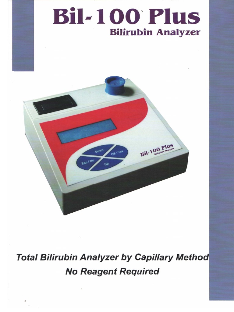 Bilirubin Meter BIL 100 Plus | PDF