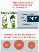 Presentasi Dikotomi Pendidikan Islam - Iffah