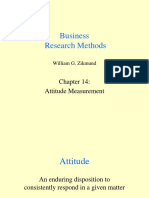 Business Research Methods: Attitude Measurement