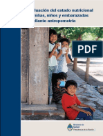 Evaluacion Del Estado Nutricional de Niñas y Niños y Embarazadas Mediante Antropometría - OPS