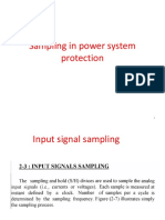 Sampling in Power System Protection