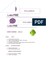 Syllabus Android 