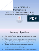 Download Form 4  IGCSE Physics - Thermometers by Mr Borges SN36255809 doc pdf