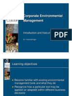 Introduction Into Environmental Management