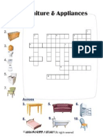New Imagine 4 - Unit 2 - Furniture and Appliances Crossword