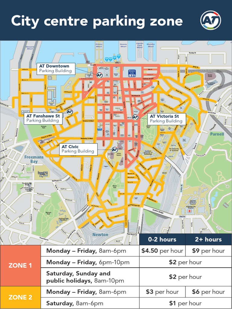 City Centre Parking Zone Map From 11 July 2016 | PDF | Transport
