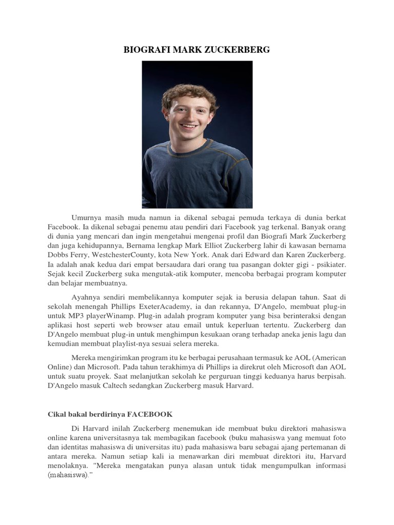 Biografi Mark 1