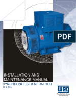 WEG Install. and Maint. Manual Synchronous Generators g Line Br9300.0015 Brochure English
