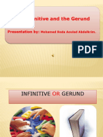 The Infinitive and The Gerund