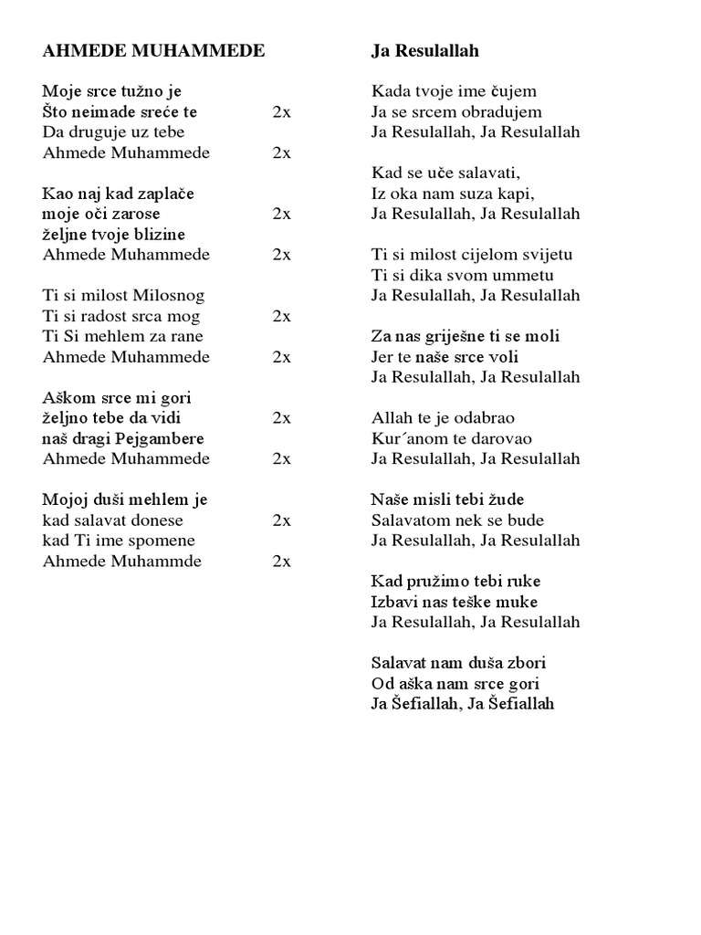ILAHIJA-AHMEDE MUHAMMEDE