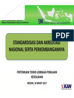 Standardisasi Dan Akreditasi Nasional Serta Perkembangannya