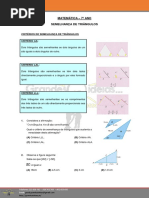 7º Ano Semelhança de Triangulos