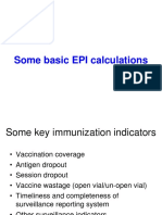 Basic EPI Calculation
