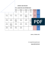 Jadwal Jaga Malam