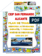 Memoria Actividades Inf y Primaria San Fernando 2016 - 201…