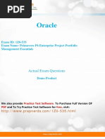 Oracle: Actual Exam Questions