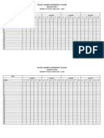 Pacday Quinio Elementary School: Grading Sheet Grade Iv School Year 2015 - 2016