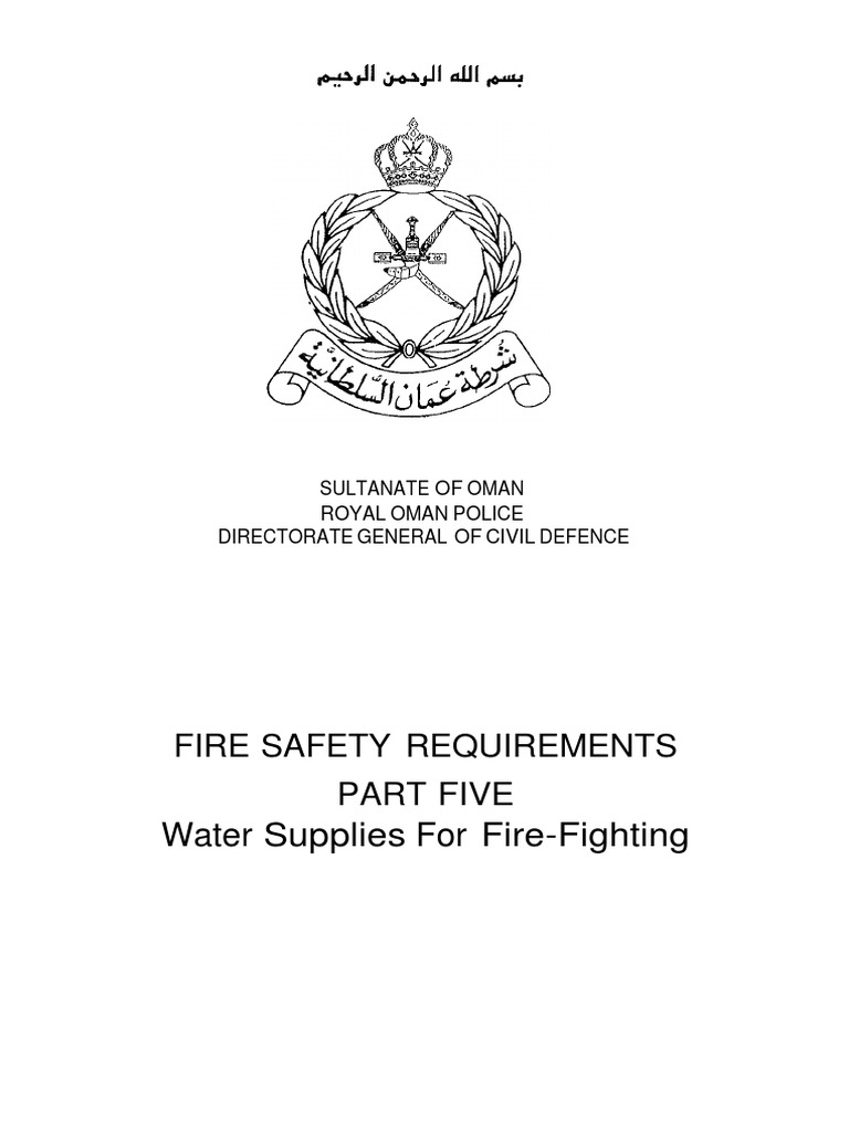 Fire Safety Requirements Part 5 Water Supplies For FireFighting PDF