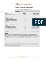 Recipe Vitamin a Retinol Palmitate