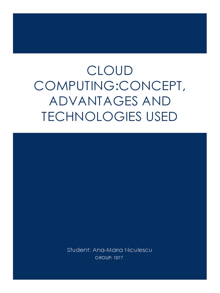 Cloud Computing: Concepts and Benefits | PDF | Cloud Computing ...