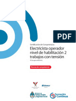 Electricista Operador Nivel de Habilitación 2 Trabajos Con Tensión PDF