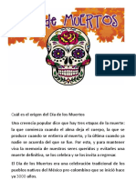 Cuál Es El Origen Del Día de Los Muertos