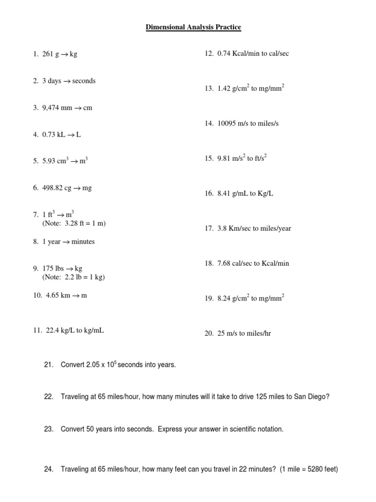 dimensional-analysis-worksheet-from-oc-schools-pdf-volume-litre