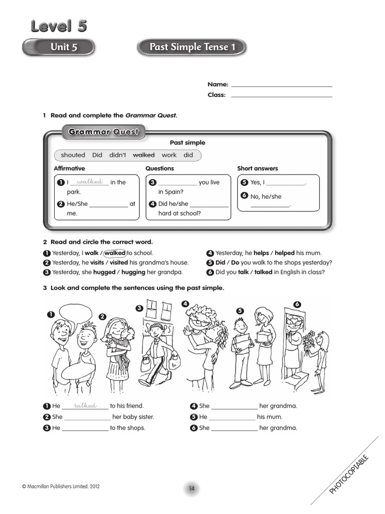 Unidad 5 Ingles 5º Primaria PDF | PDF | Syntax | Languages