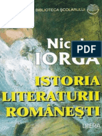 Iorga Nicolae - Istoria literaturii romane (Cartea).pdf