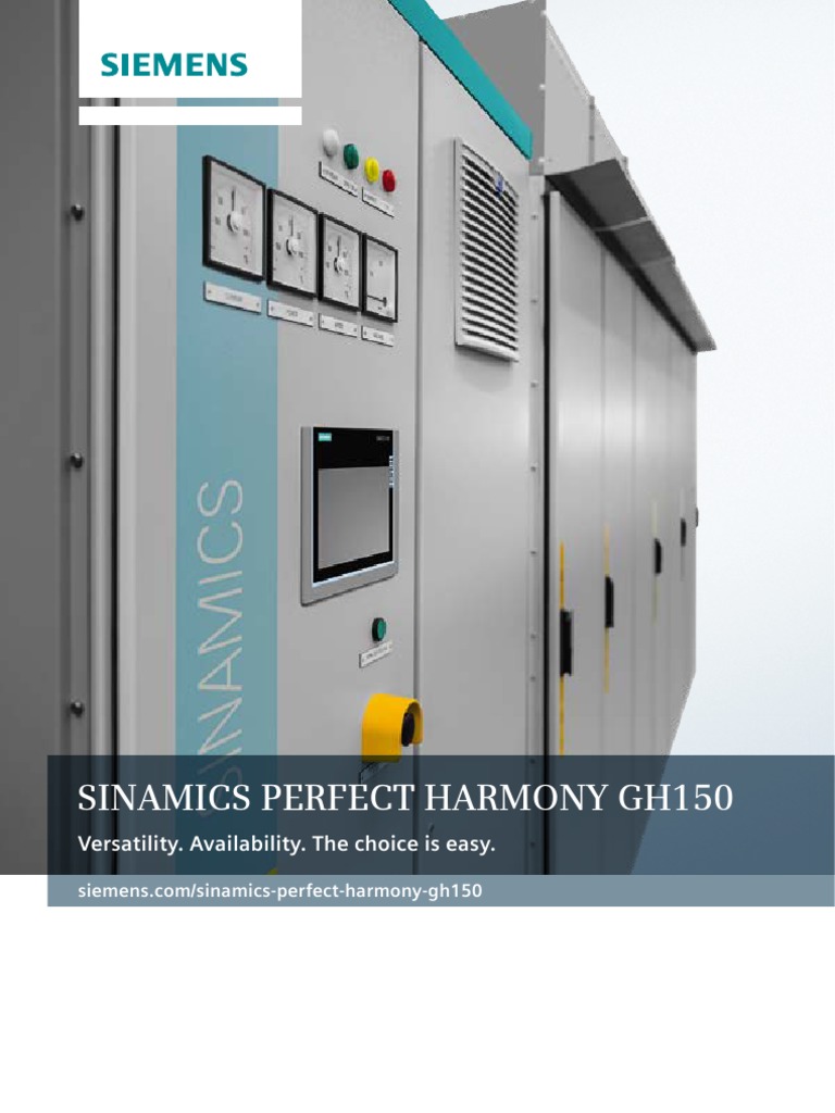 Sinamics Perfect Harmony Gh150 Cellbased Drive Brochure en 2017 | PDF ...