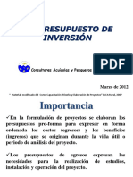 IV Presupuesto Inversion. Sesion Mario Ramade