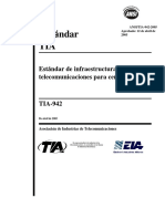 Estándar de Infraestructura de Telecomunicaciones para Centros de Datos TIA-942