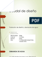 Caudal de Diseño 