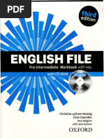 Download English File Pre-Intermediate 3e Workbook by Fran GR SN362606646 doc pdf