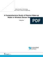 A Comprehensive Study of Passive Wake-Up Radio in Wireless Sensor Networks