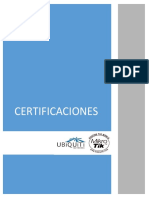 Certificaciones Mikrotik y Ubiquiti