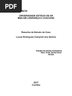 Resenha Critica Gestão Sustentável