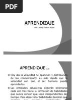 APRENDIZAJE