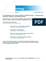 The ClASsification For Psoriatic ARthritis (CASPAR)