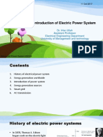 Introduction to Electric Power Systems: History, Generation, Transmission, Smart Grid