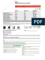 Pruebas y características de cerámica esmaltada para piso PEI III/IV