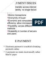 E Payment Issues