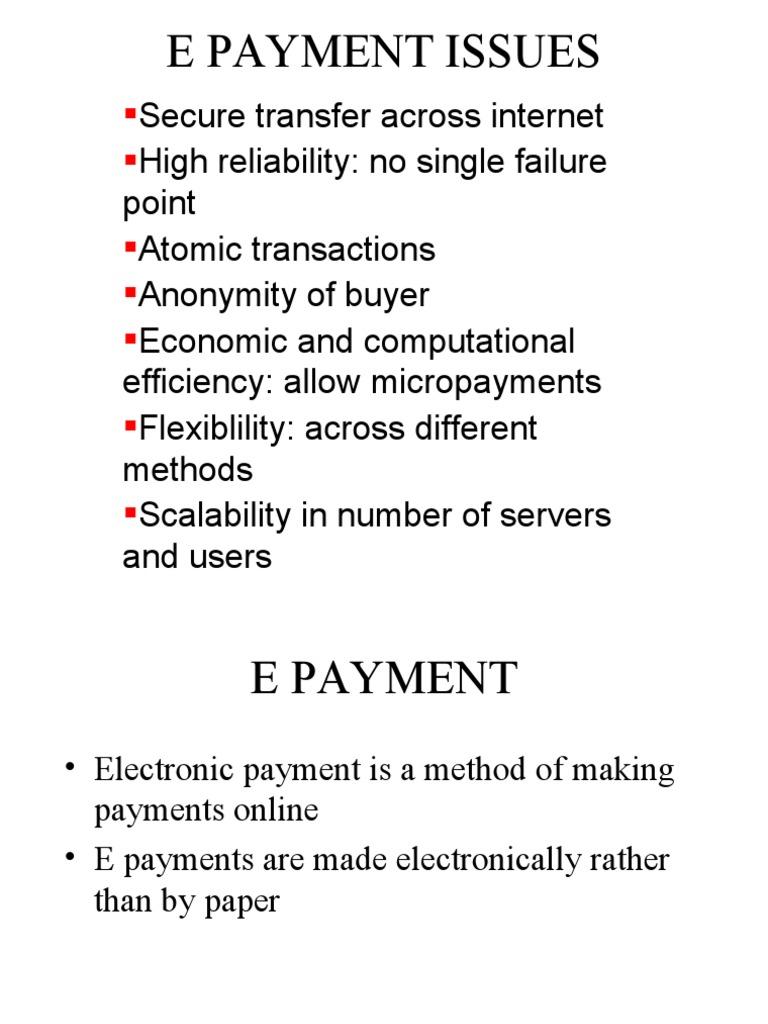 E Payment Issues | PDF | Credit Card | Payments