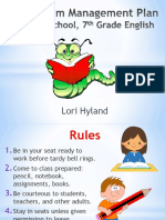 Hyland - Classroom Management Plan